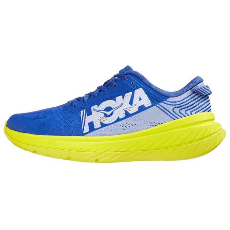 Buy HOKA ONE ONE Carbon X 低幫 跑步鞋 男款 藍黃