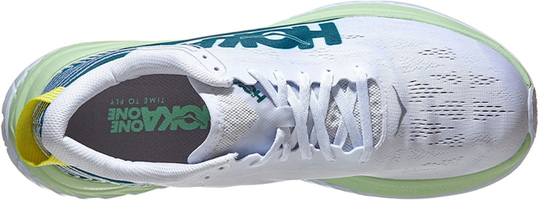 HOKA ONE ONE Carbon X '白绿' 运动鞋 1102886-GAWH Lookbook HOKA ONE ONE Carbon X '白绿' 运动鞋 1102886-GAWH
