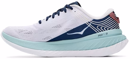 HOKA ONE ONE Carbon X 'White Green Blue' 1102886-NCMO HOKA ONE ONE Carbon X 'White Green Blue' 1102886-NCMO