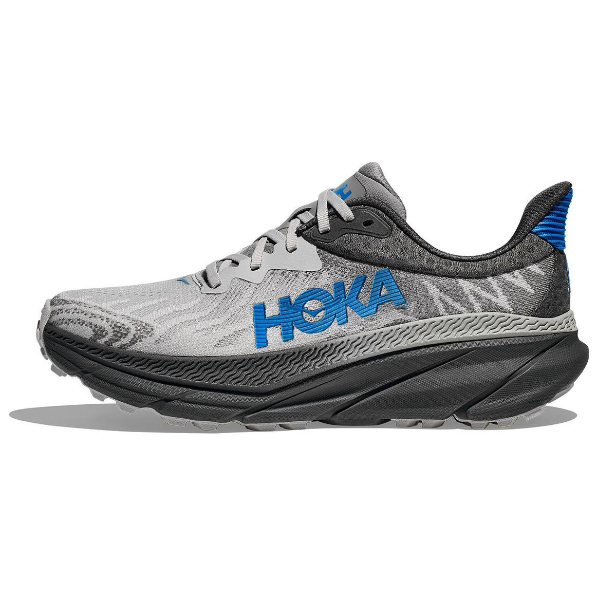 HOKA ONE ONE Challenger 7 Running Shoes Grey Blue - Comfortable & Durable 1134497-OHK