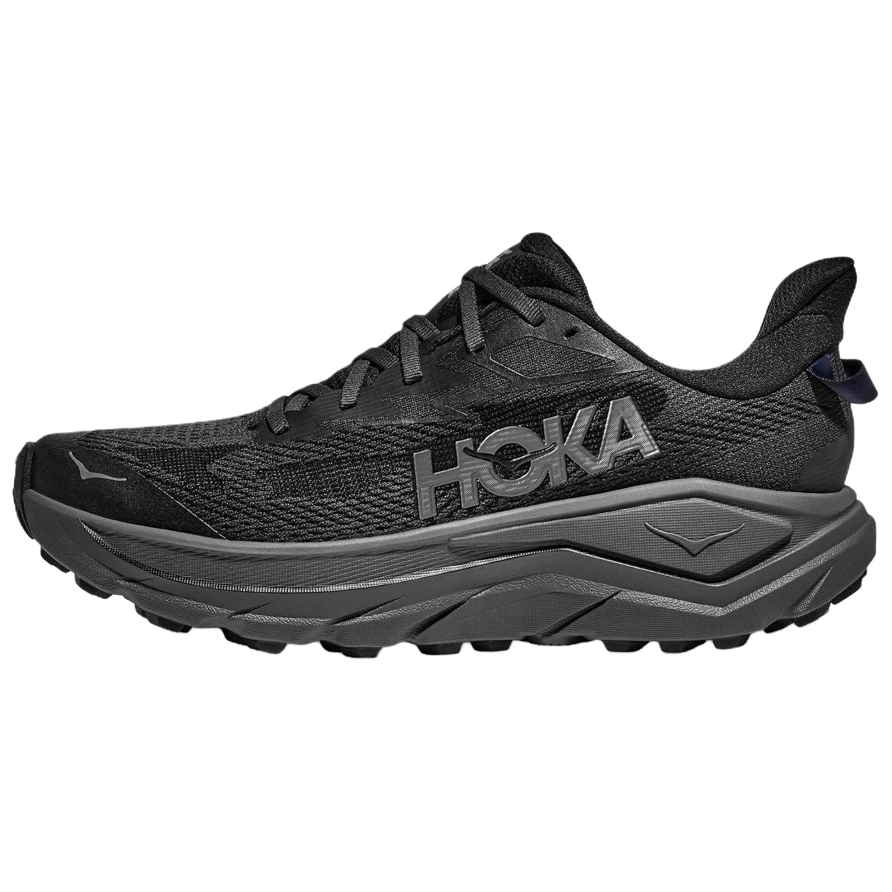 HOKA ONE ONE Challenger 8 Black Trail Running Shoes - Versatile & Comfortable. 1168716-BCKT