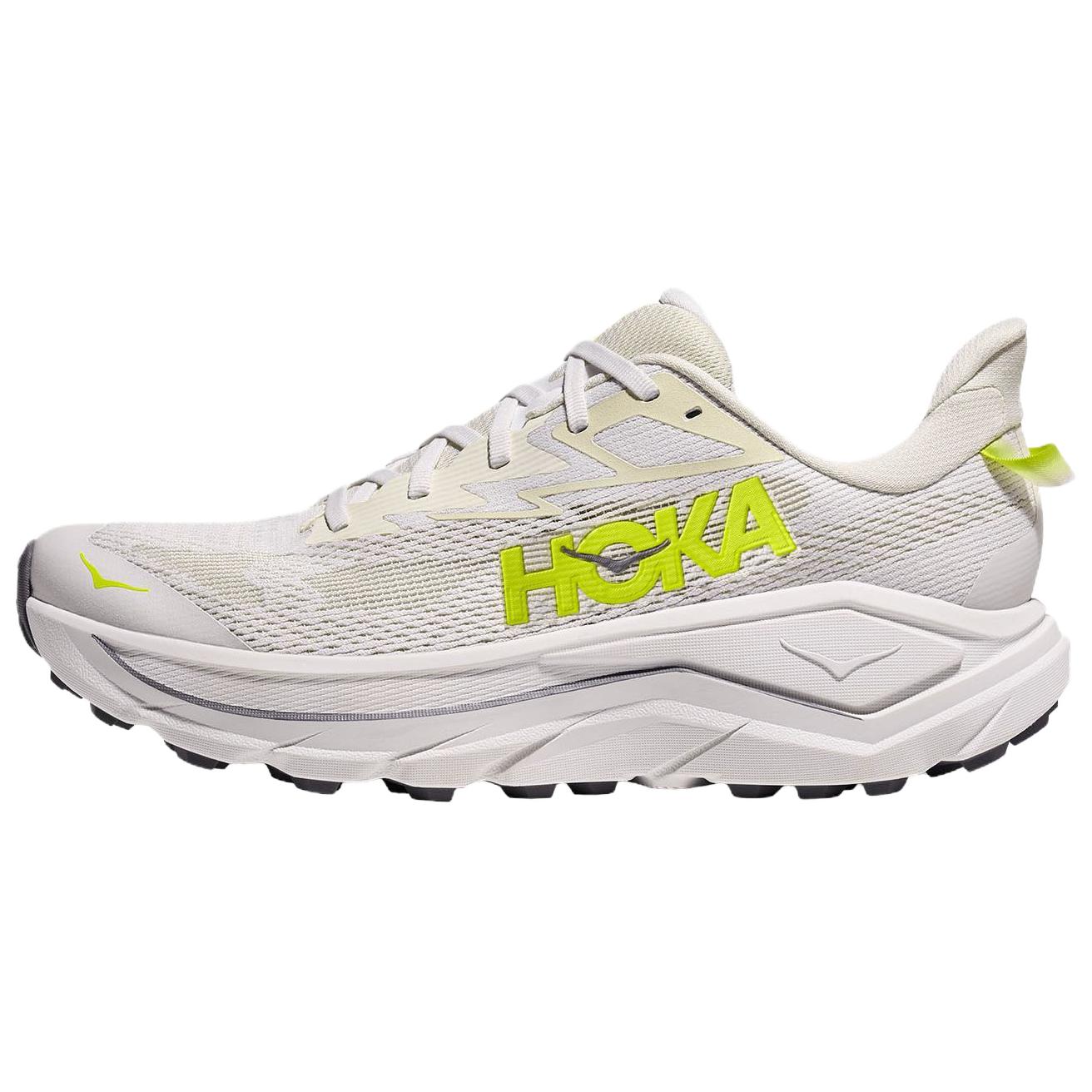 HOKA ONE ONE Challenger 8 Running Shoes White Green Breathable Comfort 1168716-WNH