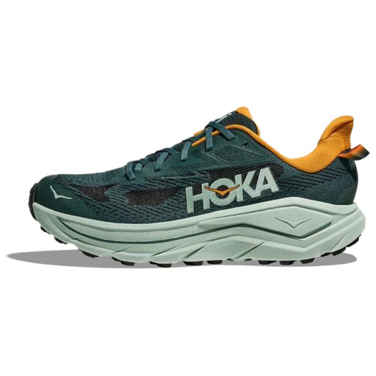 HOKA ONE ONE Challenger 8 Trail Running Shoes Green Comfortable Sportswear 1168716-BFSG