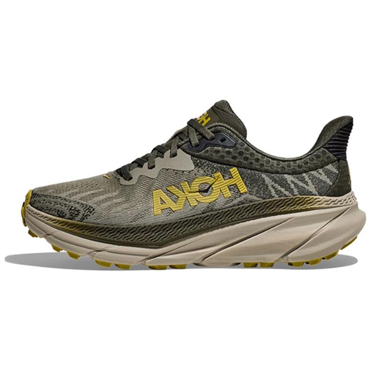 HOKA ONE ONE Challenger ATR 7 Lightweight Cushioned Running Shoes Men Grey Green 1134497-OZF