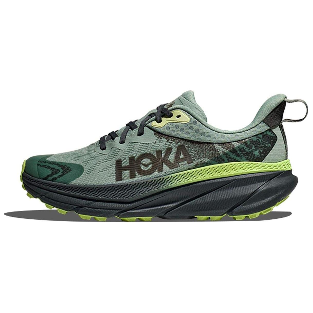 HOKA ONE ONE Challenger ATR 7 Low-Top Hiking Shoes Light Green Durable Grip 1134501-ALVR