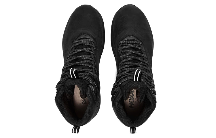 Lookbook HOKA ONE ONE Challenger Mid Gore-tex 'Triple Black' Hitam Padu 1106521-BLK