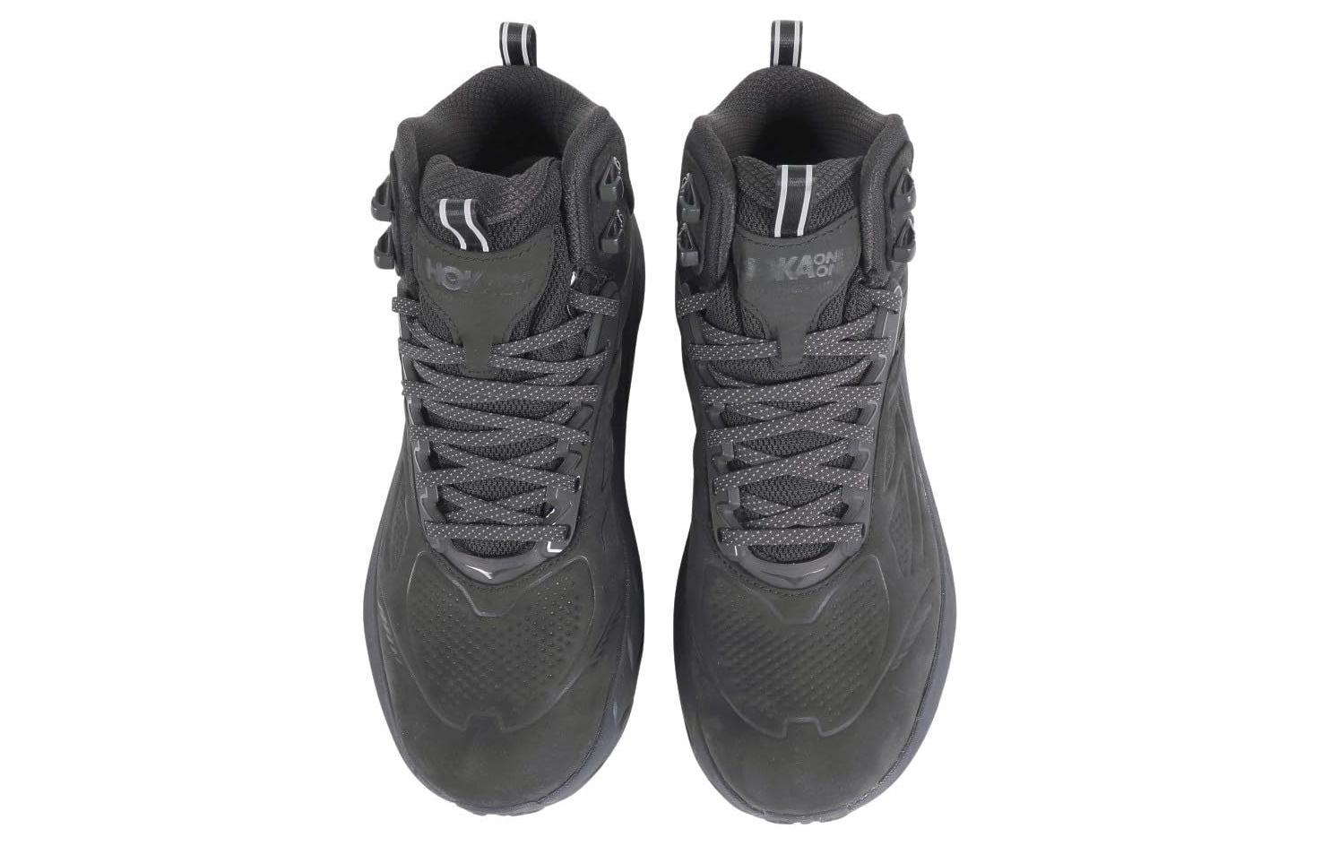 Shop HOKA ONE ONE Challenger 中幫 防滑耐磨 戶外功能鞋 男款 黑色 GORE-TEX