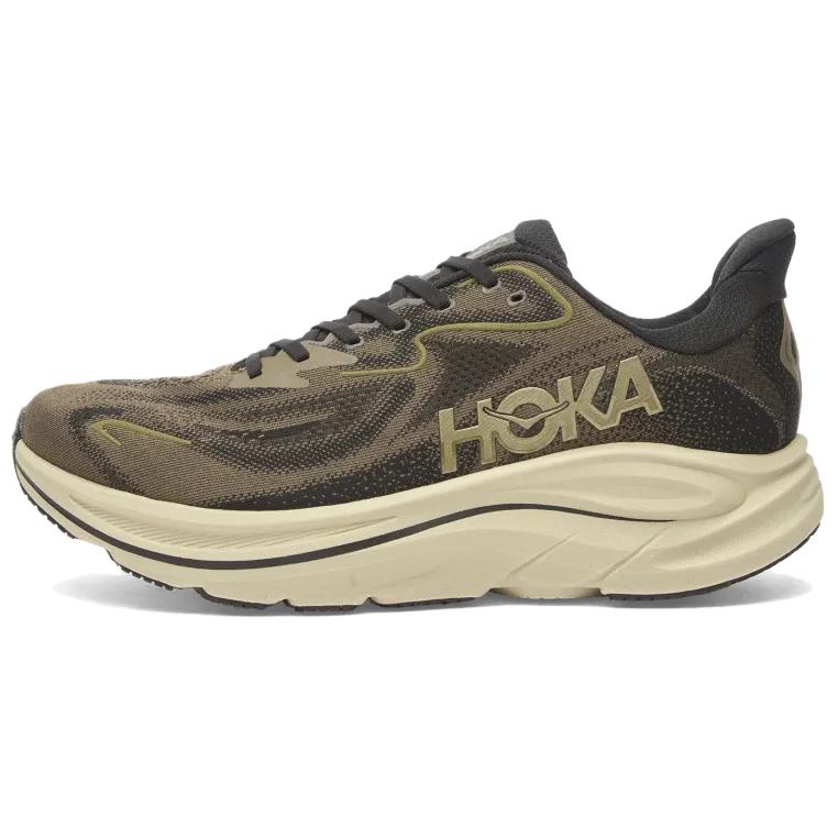 HOKA ONE ONE Clifton 10 Comfortable Running Shoes Brown 1162030-DRST