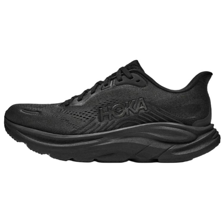 HOKA ONE ONE Clifton 11 Waterproof Running Shoes Black Comfortable Soft 1176572-BBLC