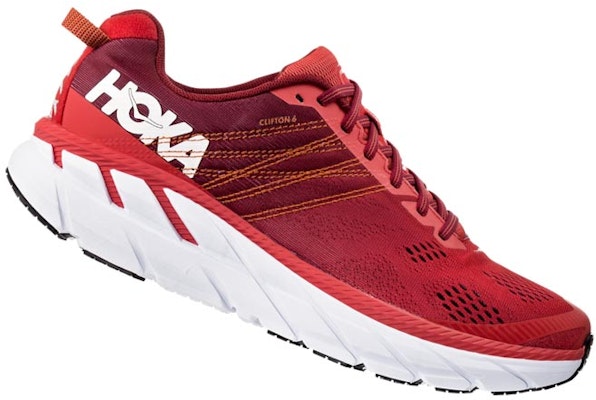 HOKA ONE ONE Clifton 6 '罂粟红'跑鞋 1102872-PRRR Lookbook HOKA ONE ONE Clifton 6 '罂粟红'跑鞋 1102872-PRRR