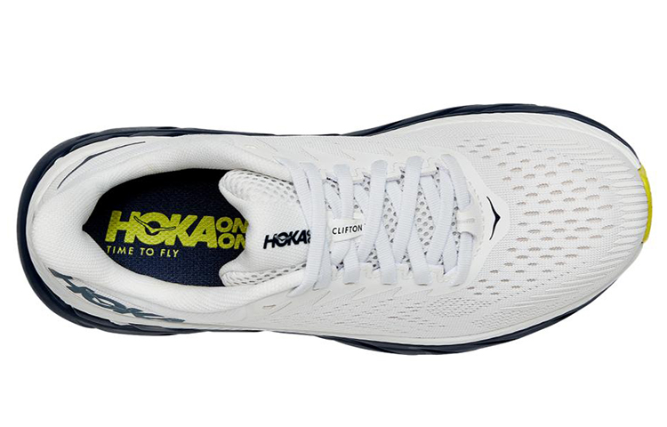 Lookbook HOKA ONE ONE Clifton 7 舒適 低幫 跑步鞋 男女同款 白色