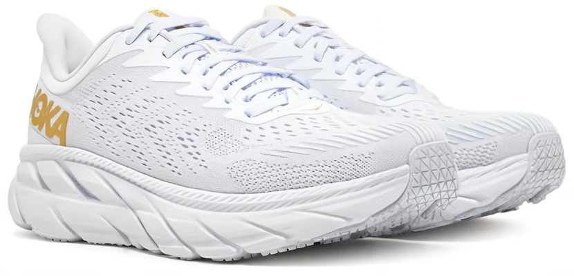 HOKA ONE ONE Clifton 7 低幫跑步鞋 白金色 Lookbook HOKA ONE ONE Clifton 7 低幫跑步鞋 白金色