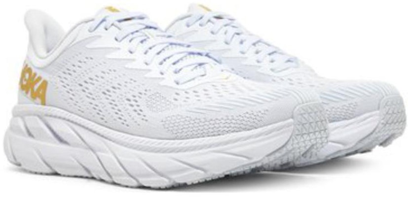HOKA ONE ONE Clifton 7 低幫跑步鞋 白金色 Lookbook HOKA ONE ONE Clifton 7 低幫跑步鞋 白金色