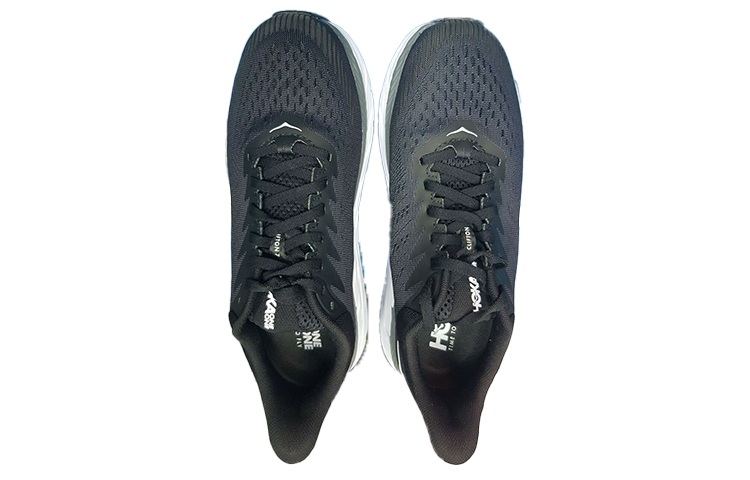 Lookbook HOKA ONE ONE Clifton 7 Low ''Noir Blanc'' 1110534-BWHT