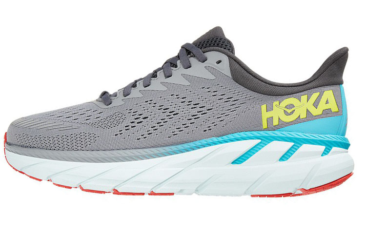 HOKA ONE ONE Clifton 7 Wide 'Grey Green' 1110534-WDDS