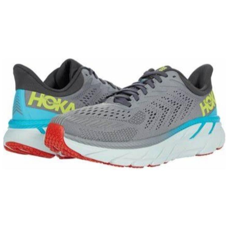 Lookbook HOKA ONE ONE Clifton 7 Wide 'Gris Verde' 1110534-WDDS