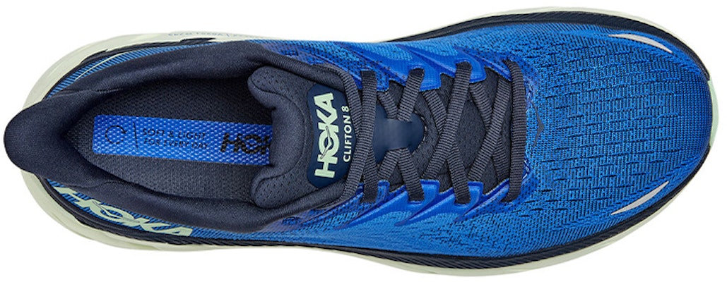 Hoka One One Clifton 8 'Dazzling Blue' Biru Mengkilap 1119393-DBOS Lookbook Hoka One One Clifton 8 'Dazzling Blue' Biru Mengkilap 1119393-DBOS