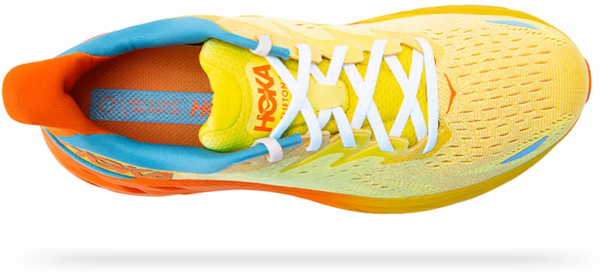 HOKA ONE ONE Clifton 8 克利夫頓8 耐磨防滑減震透氣 低幫 跑步鞋 黃橙 Sizing HOKA ONE ONE Clifton 8 克利夫頓8 耐磨防滑減震透氣 低幫 跑步鞋 黃橙