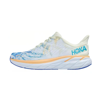 HOKA ONE ONE Clifton 8 Wide 'White Blue'