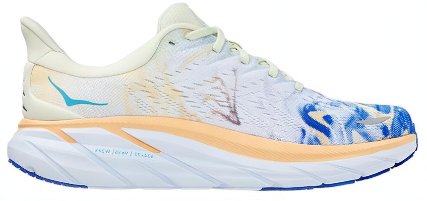 HOKA ONE ONE Clifton 8 Wide 'White Blue' 1121374-TGT Order HOKA ONE ONE Clifton 8 Wide 'White Blue' 1121374-TGT