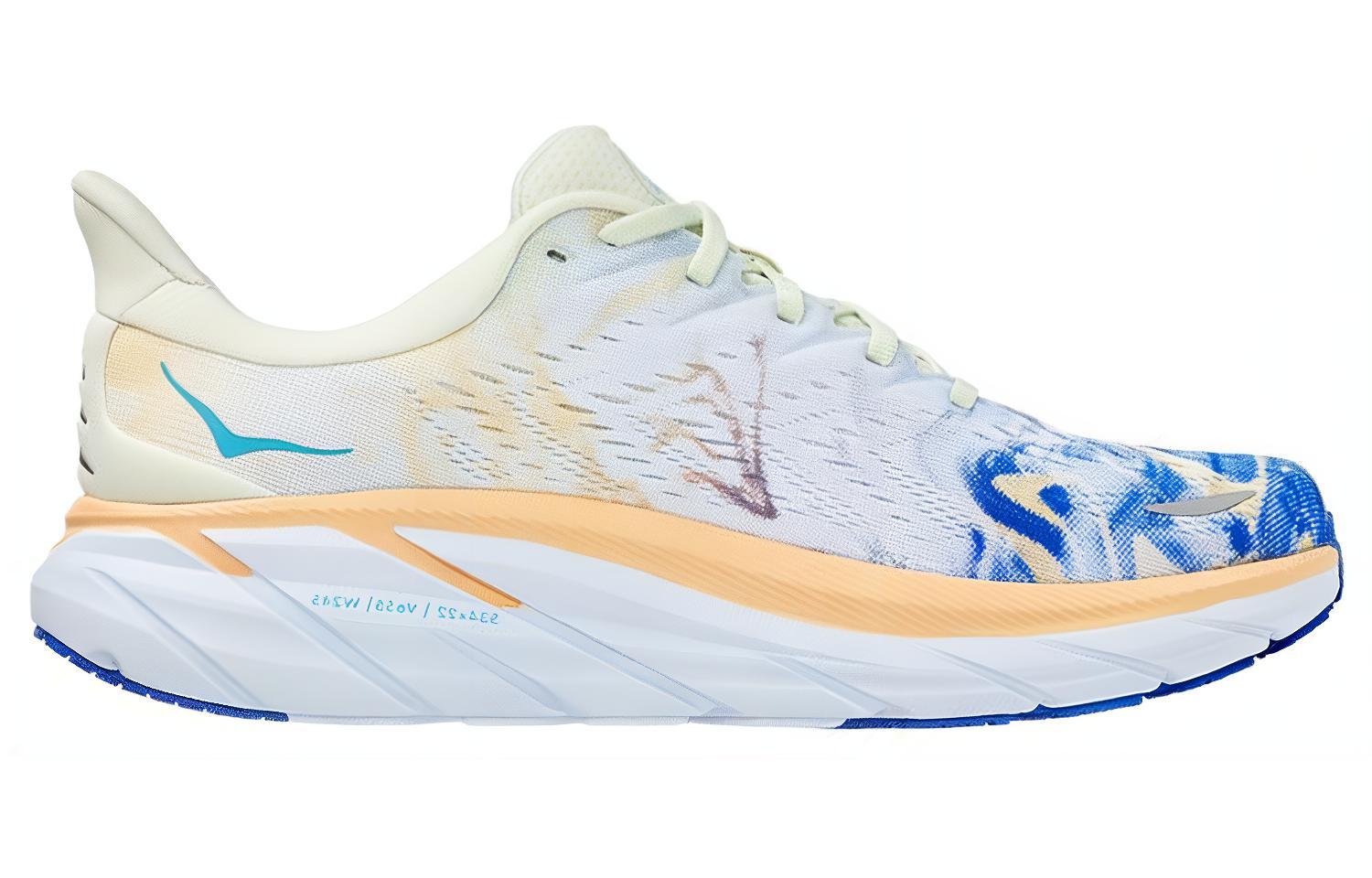 HOKA ONE ONE Clifton 8 Wide 'White Blue' 圖 2