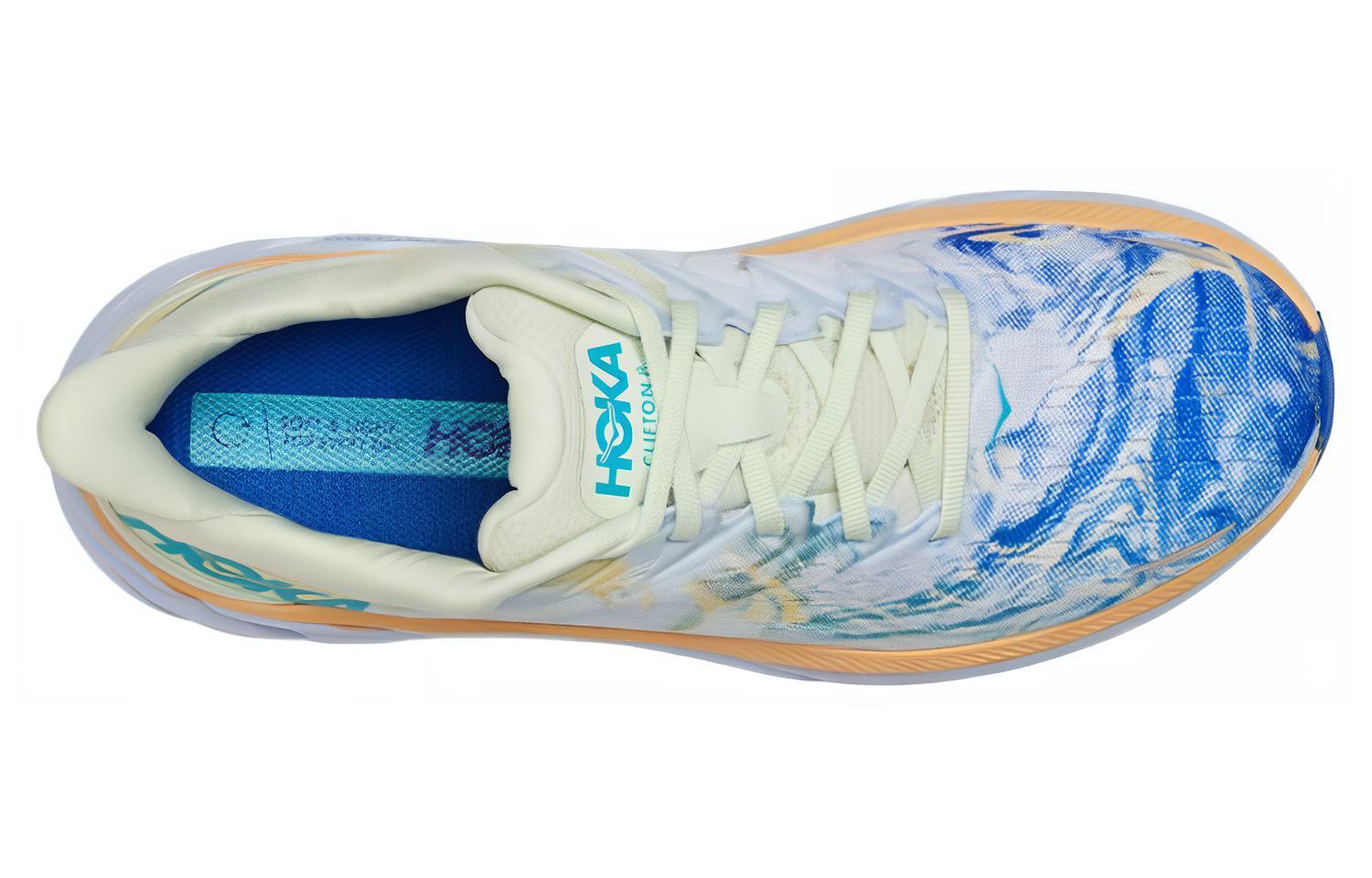 HOKA ONE ONE Clifton 8 Wide 'White Blue' 圖 4