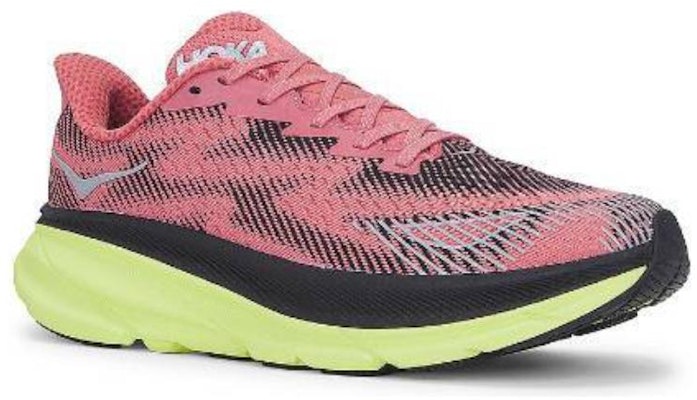 HOKA ONE ONE Clifton 9 舒適簡約減震防滑 低幫跑步鞋 男款 紅黑 Lookbook HOKA ONE ONE Clifton 9 舒適簡約減震防滑 低幫跑步鞋 男款 紅黑