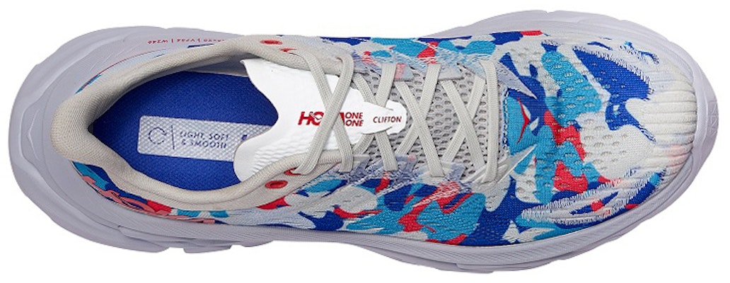 Hoka One One Clifton Edge Geometric Putih Ballard Biru (Unisex) 1122570-BBBF Lookbook Hoka One One Clifton Edge Geometric Putih Ballard Biru (Unisex) 1122570-BBBF
