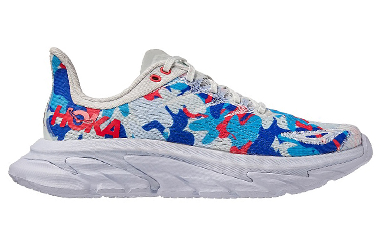 Order Hoka One One Clifton Edge 几何白色巴拉德蓝（全性别款） 1122570-BBBF