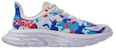 Hoka One One Clifton Clifton Edge Geometric Putih Ballard Biru (Uniseks) 1122570-BBBF