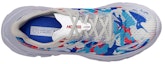 Lookbook Hoka One One Clifton Clifton Edge Geometric Putih Ballard Biru (Uniseks) 1122570-BBBF