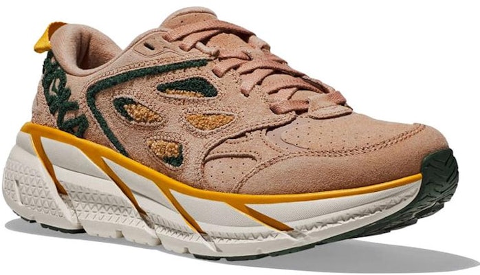 HOKA ONE ONE Clifton L 舒適百搭 減震防滑 低幫 跑步鞋 男款 棕色 Lookbook HOKA ONE ONE Clifton L 舒適百搭 減震防滑 低幫 跑步鞋 男款 棕色