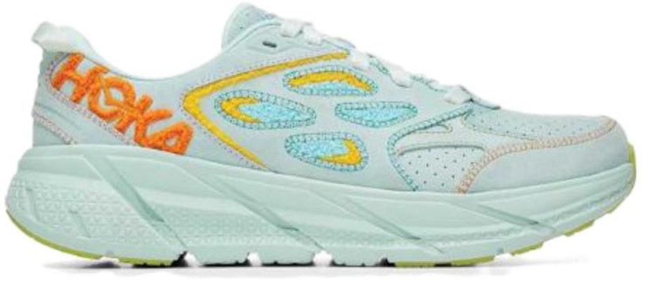 HOKA ONE ONE Clifton L 舒適百搭 減震防滑透氣 低幫 跑步鞋 男女同款 黃藍 Order HOKA ONE ONE Clifton L 舒適百搭 減震防滑透氣 低幫 跑步鞋 男女同款 黃藍