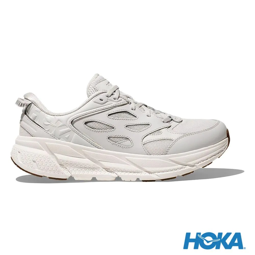 HOKA ONE ONE Clifton L Running Shoes Cloud Gray/White White color 圖 2
