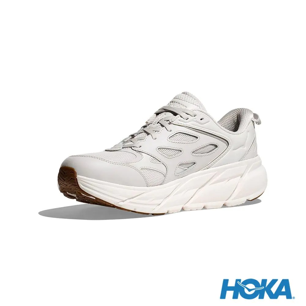 HOKA ONE ONE Clifton L Running Shoes Cloud Gray/White White color 圖 4