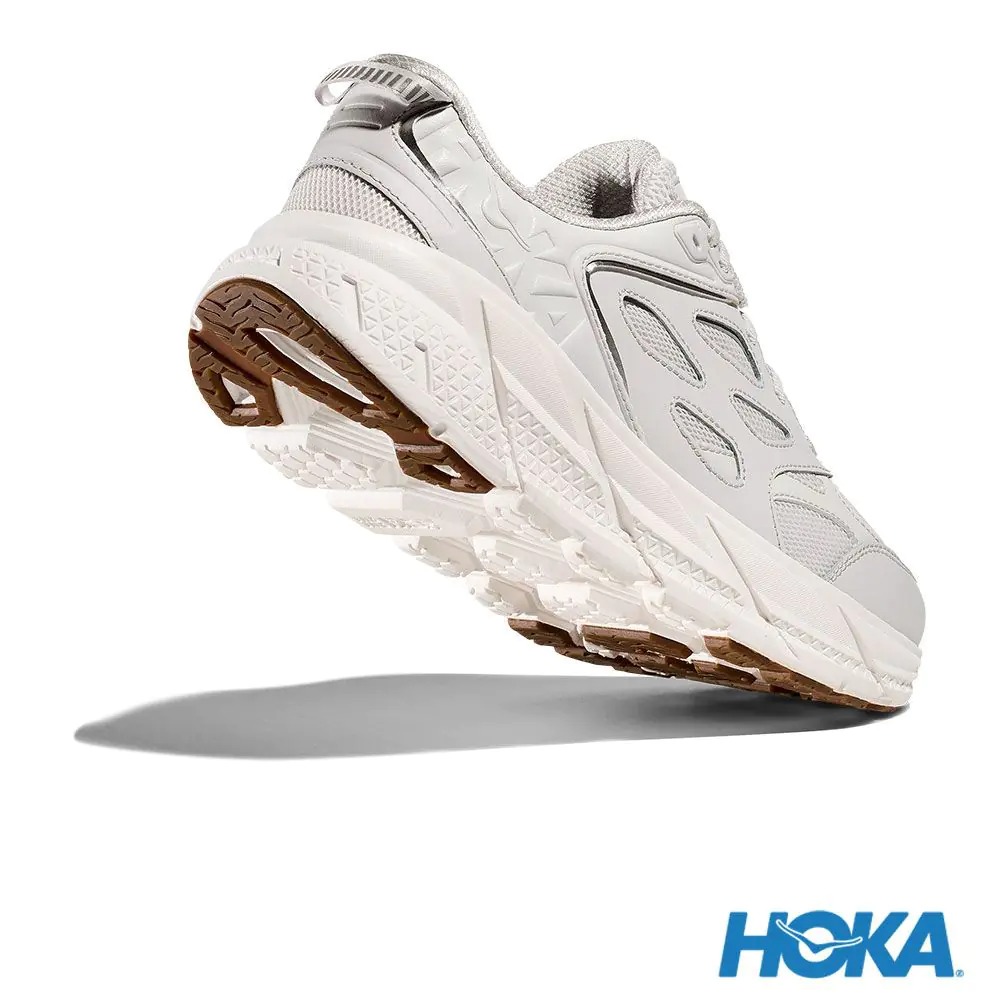HOKA ONE ONE Clifton L Running Shoes Cloud Gray/White White color 圖 5