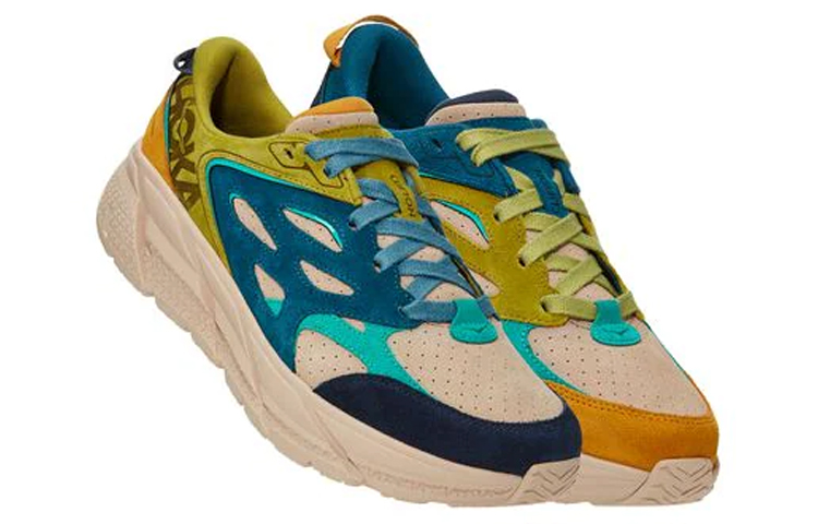 Lookbook HOKA ONE ONE Clifton L Suede 'Sand Yellow' 1124630-MULTI