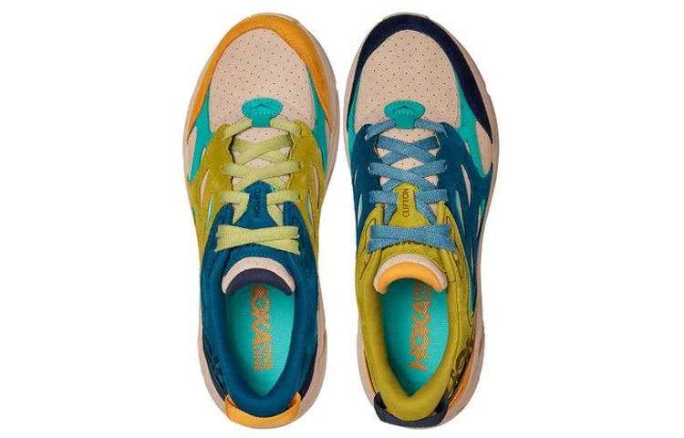 Shop HOKA ONE ONE Clifton L Suede 'Sand Yellow' 1124630-MULTI