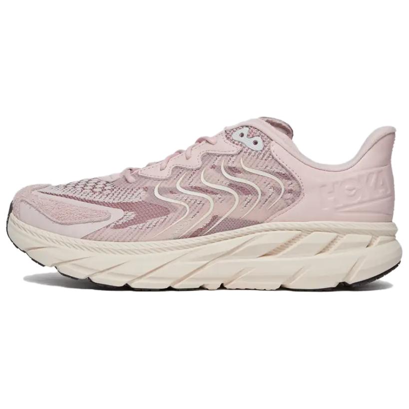 HOKA ONE ONE Clifton LS Cosmic Pearl Galaxy Pink Running Shoes. 1141550-CLX