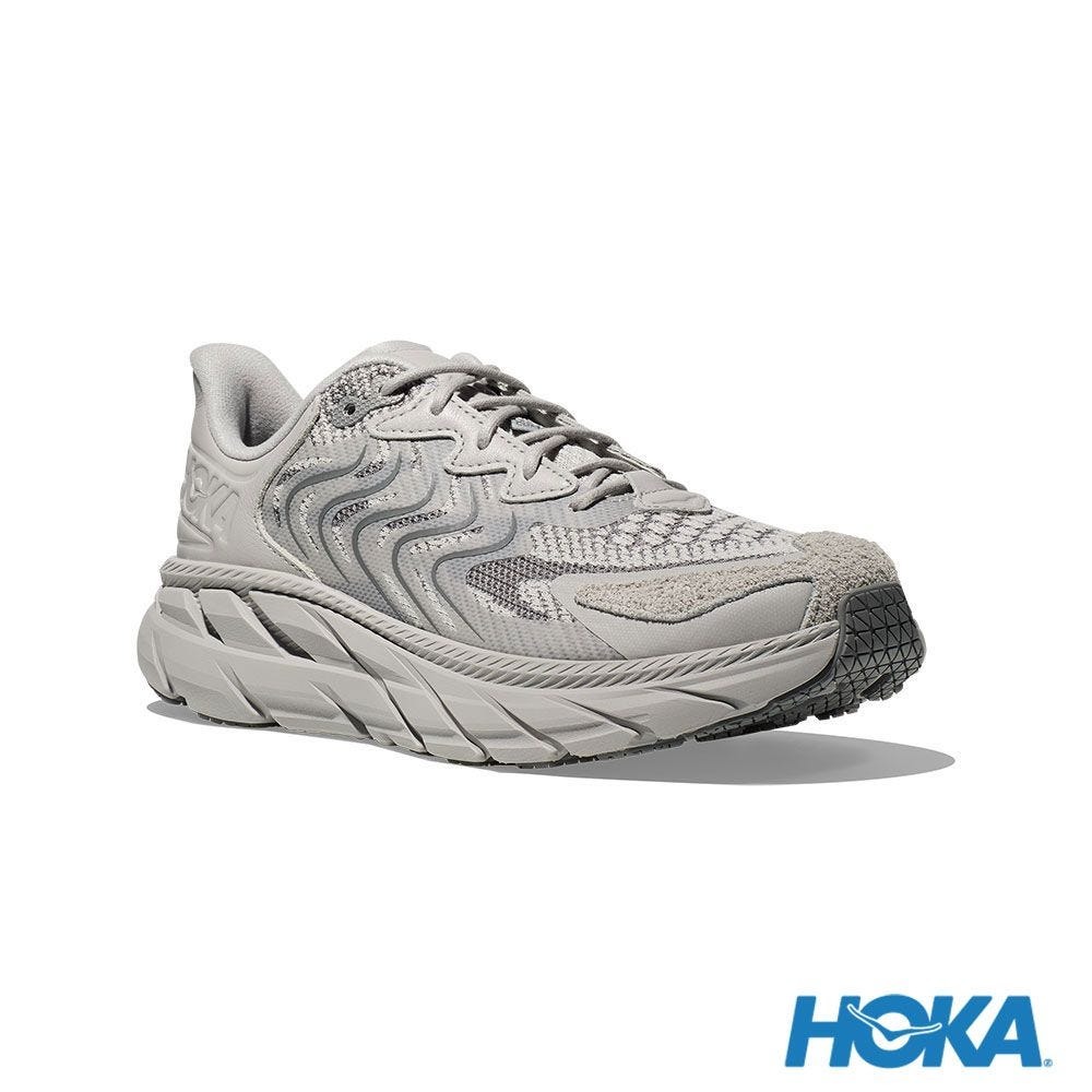 HOKA ONE ONE Clifton LS Running Shoes Stardust /Galaxy Gray HO1141550STGL
