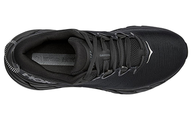 Lookbook HOKA ONE ONE Gaviota 3 Wide 低幫跑步鞋 黑色 寬版