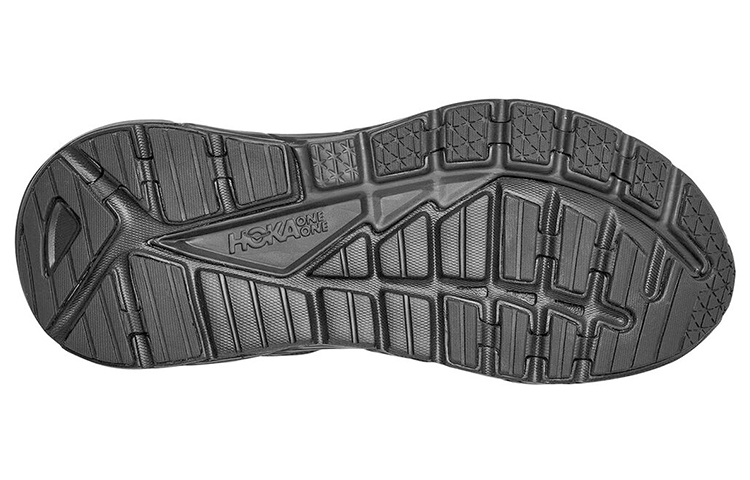 Shop HOKA ONE ONE Gaviota 3 Wide 低幫跑步鞋 黑色 寬版