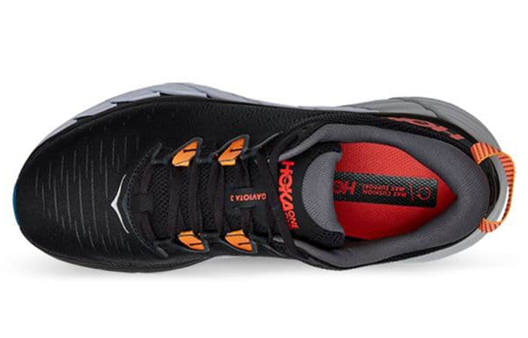 Lookbook HOKA ONE ONE Gaviota 3 寬版 低筒 跑步鞋 男款 黑紅