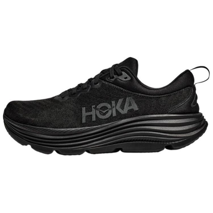 HOKA ONE ONE Gaviota 5 Wide Black Comfortable Casual Running Shoes 1134234-BBLC