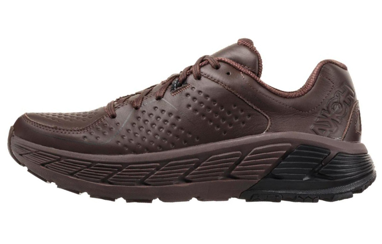 Buy HOKA ONE ONE Gaviota 皮革低帮跑步鞋 棕红