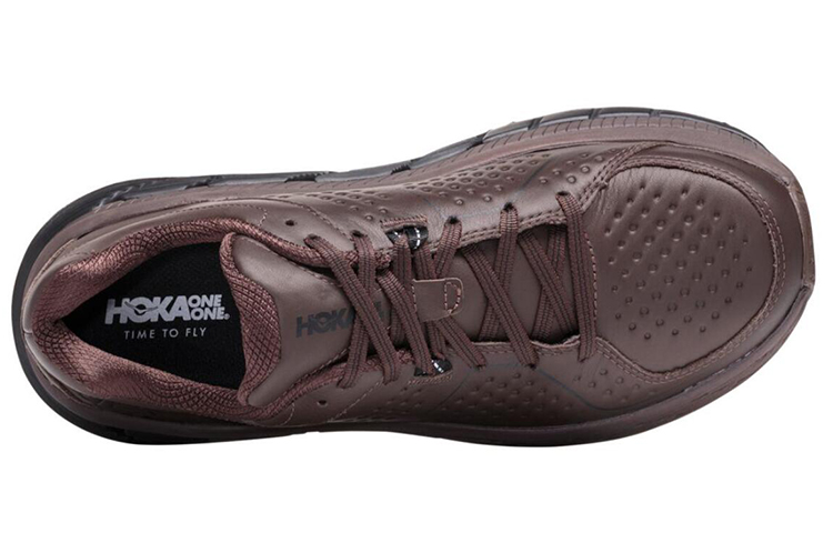 Lookbook HOKA ONE ONE Gaviota 皮革低帮跑步鞋 棕红