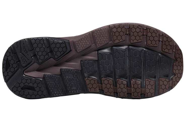 Shop HOKA ONE ONE Gaviota 皮革低帮跑步鞋 棕红