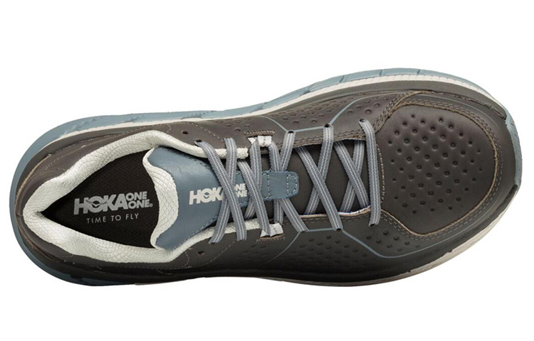 Shop HOKA ONE ONE Gaviota 皮革系列‘轻盈舒适棕色跑鞋’ 1019574-CTDW