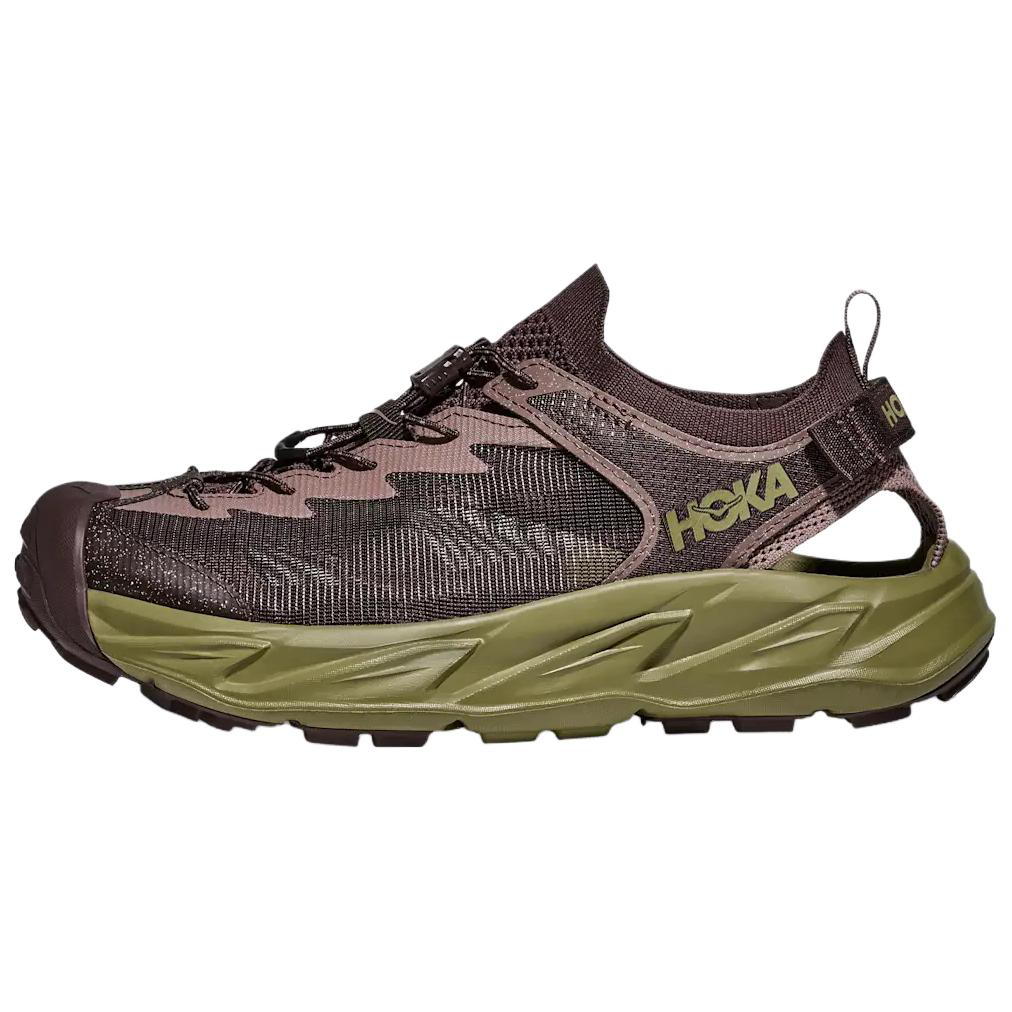 HOKA ONE ONE Hopara 2 Water-Resistant Trail Sandals Purple Green. 1147650-WNTW