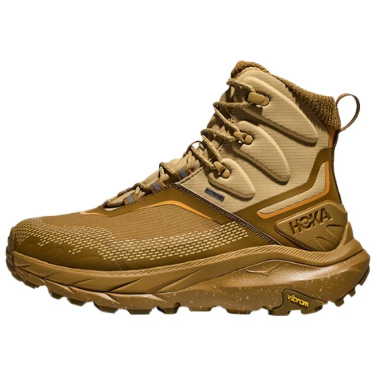 HOKA ONE ONE Kaha 2 GTX Brown Waterproof Breathable Hiking Boots. 1155194-HYW